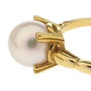 Mikimoto Ring 18K Pearl Gold #52 186797
