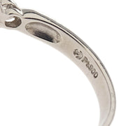 Tasaki Ring Pt900 Pearl Diamond Silver #52 186799