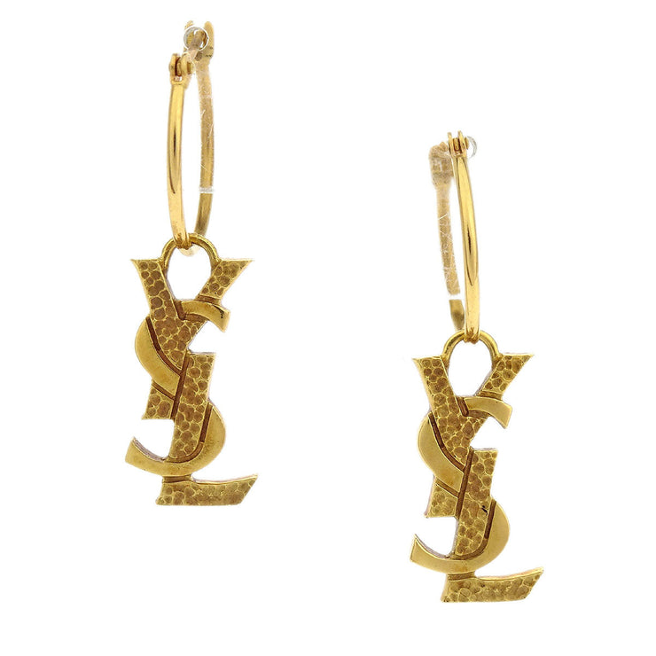 Yves Saint Laurent Piercing Earrings 18K Gold 186802