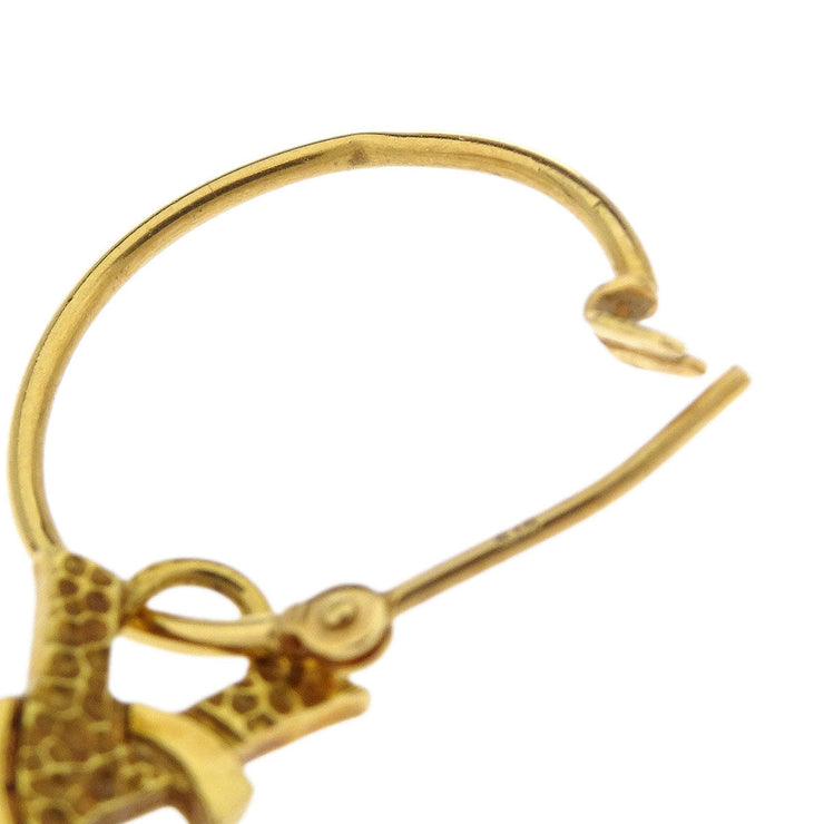 Yves Saint Laurent Piercing Earrings 18K Gold 186802
