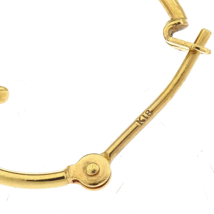 Yves Saint Laurent Piercing Earrings 18K Gold 186802