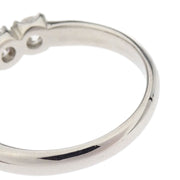 Ring Pt900 Diamond Silver #52 186804