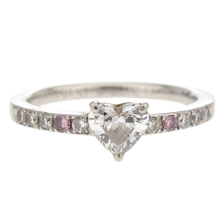 Ring Pt900 Diamond Silver #50 186806