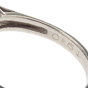 Ring Pt900 Diamond Silver #51 186809