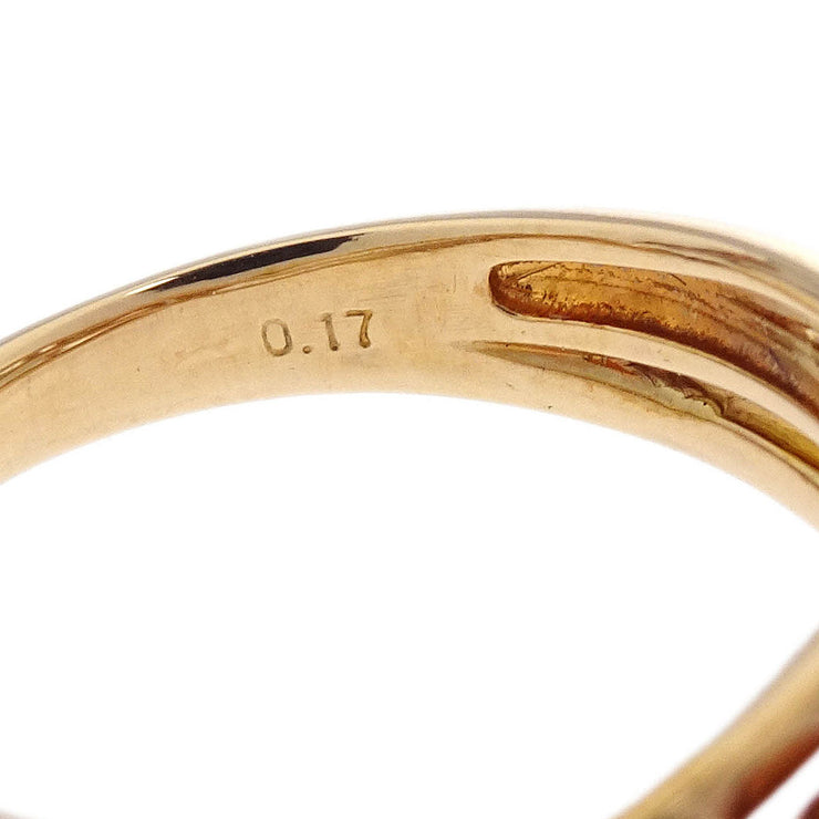 Ring 18K Sapphire Diamond Gold #49 186815