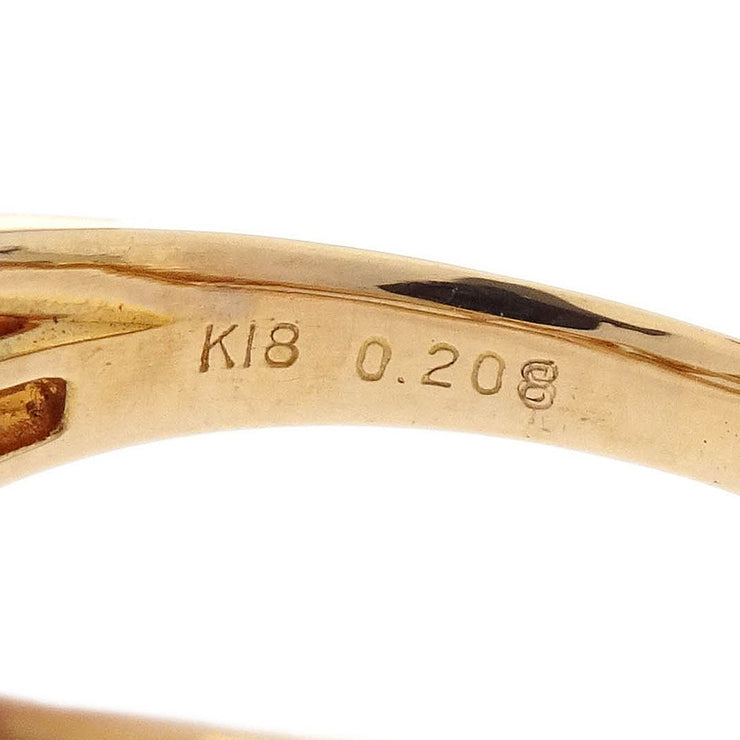 Ring 18K Sapphire Diamond Gold #49 186815