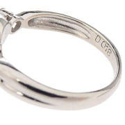 Ring Pt900 Pearl Diamond Silver #49 186818