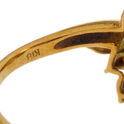 Ring 18K Peridot Diamond Gold #50 186823