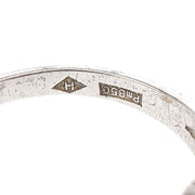 Ring Pm850 Sapphire Diamond Silver #52 186825