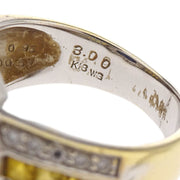 Ring 18KWG Sapphire Diamond #51 186830