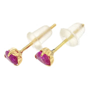 Piercing Earrings 18K Ruby Gold 186835