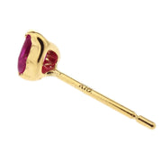 Piercing Earrings 18K Ruby Gold 186835