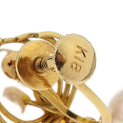 Dangle Earrings Clip-On Pearl Gold 18K 186836