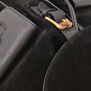 Gucci Black Suede Bamboo Backpack 003¥2058¥0016 186837