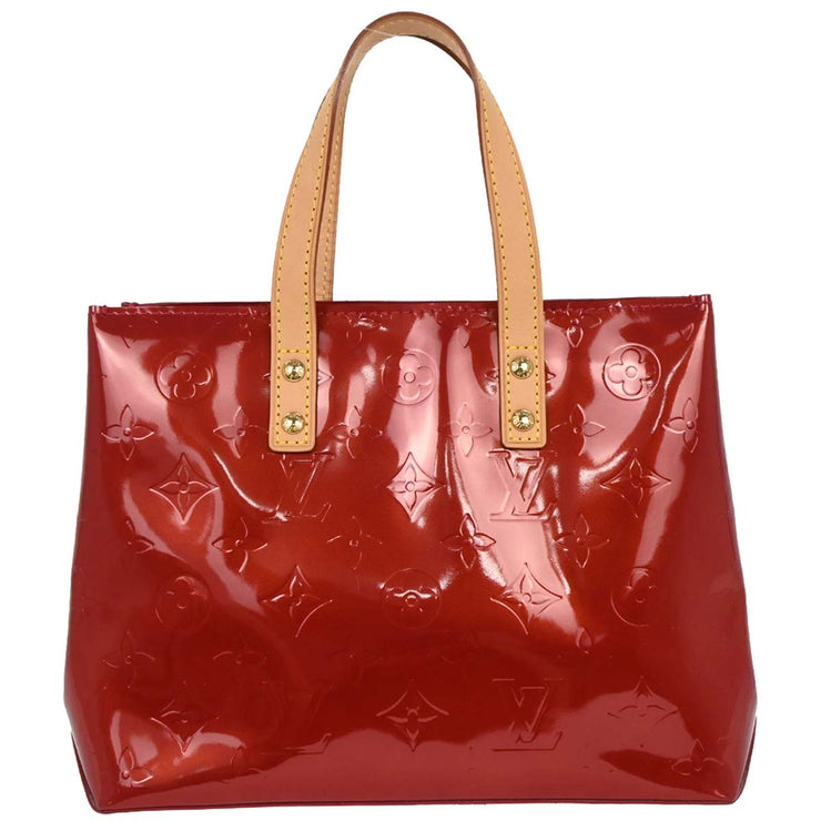 Louis Vuitton Red Vernis Reade PM Tote Handbag M91990 MI0087 186846