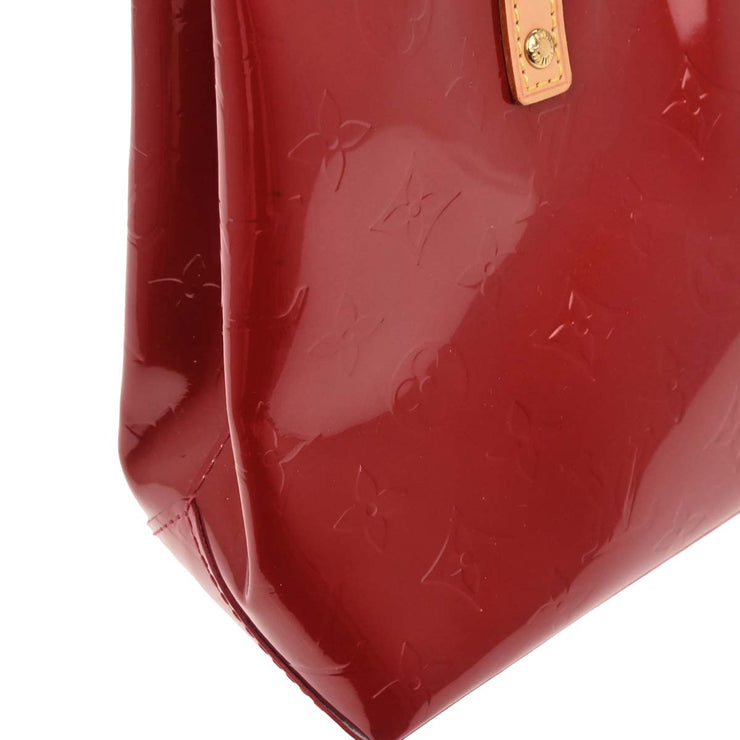 Louis Vuitton Red Vernis Reade PM Tote Handbag M91990 MI0087 186846
