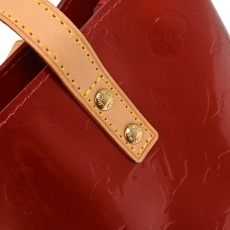 Louis Vuitton Red Vernis Reade PM Tote Handbag M91990 MI0087 186846