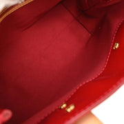 Louis Vuitton Red Vernis Reade PM Tote Handbag M91990 MI0087 186846