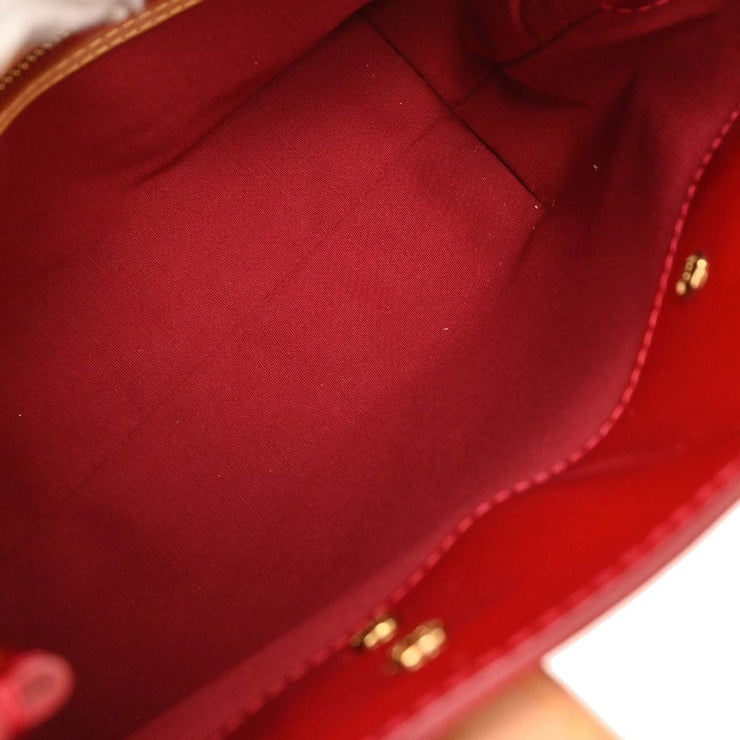 Louis Vuitton Red Vernis Reade PM Tote Handbag M91990 MI0087 186846