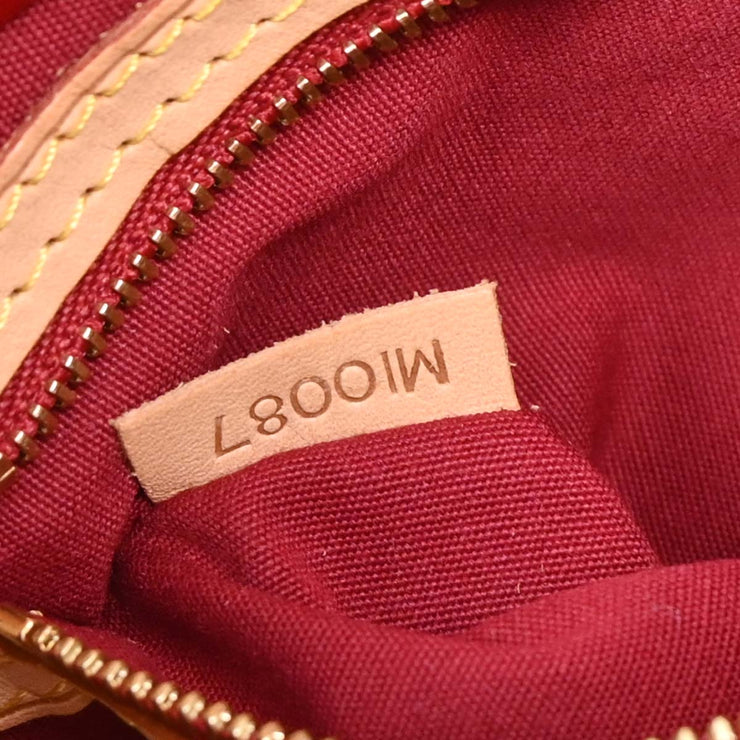 Louis Vuitton Red Vernis Reade PM Tote Handbag M91990 MI0087 186846