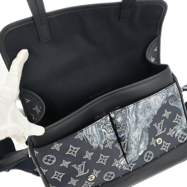 Louis Vuitton Savannah PM Chapman Brothers Shoulder Bag M54248 PL4196 186847