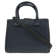 Chanel Navy Black Calfksin Neo Executive Tote Handbag 186851