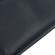 Chanel Navy Black Calfksin Neo Executive Tote Handbag 186851