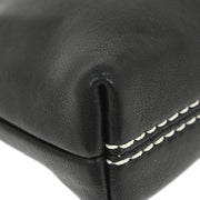 Chanel Black Lambskin Pouch Handbag 186853