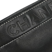 Chanel Black Lambskin Pouch Handbag 186853