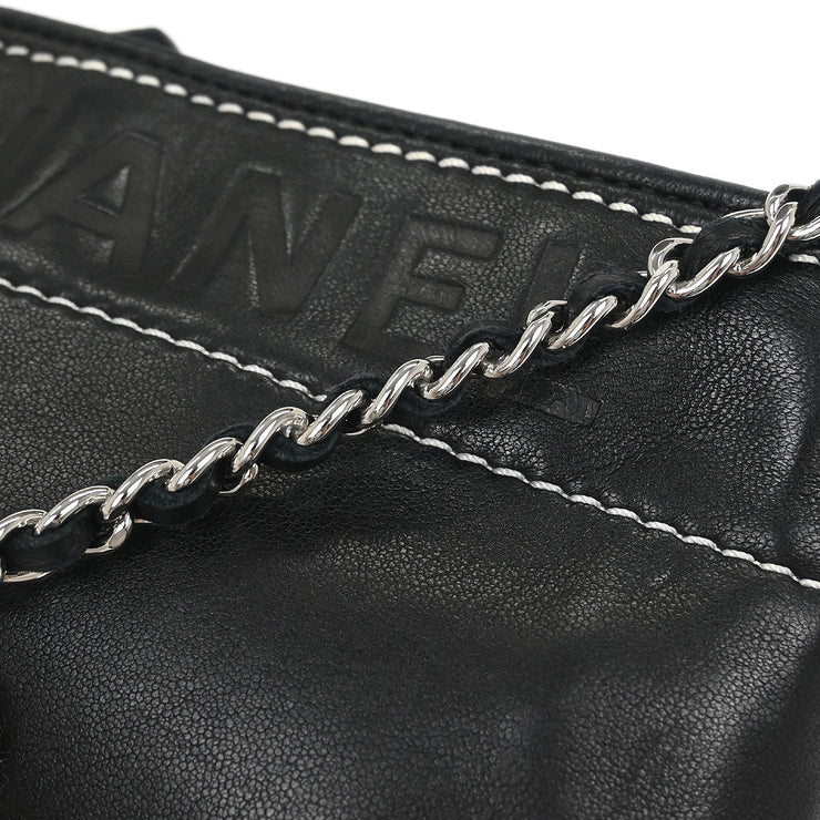 Chanel Black Lambskin Pouch Handbag 186853