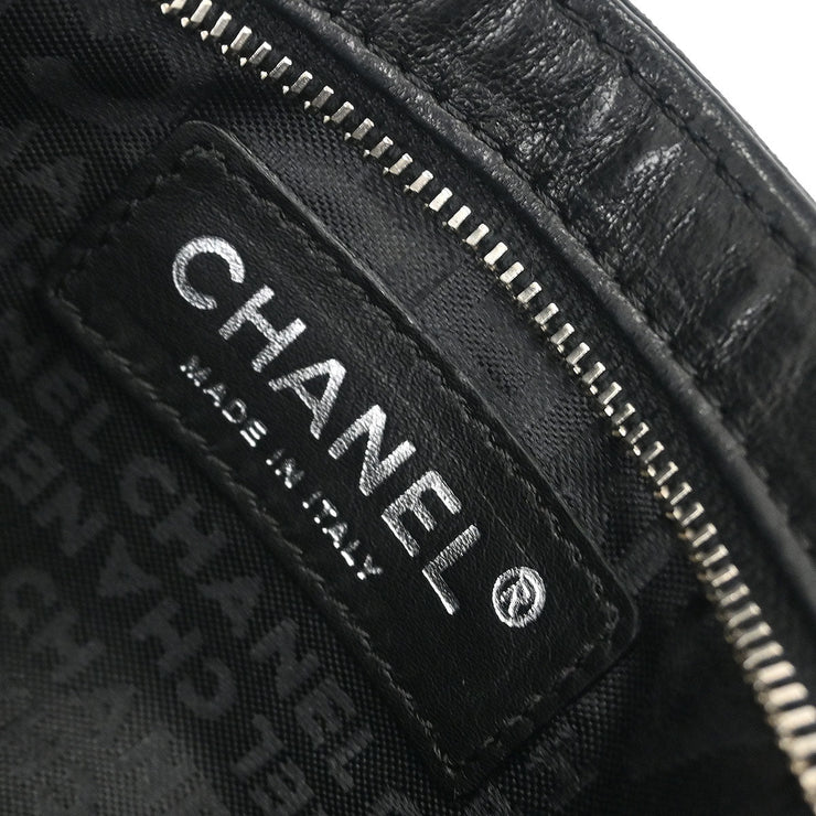 Chanel Black Lambskin Pouch Handbag 186853