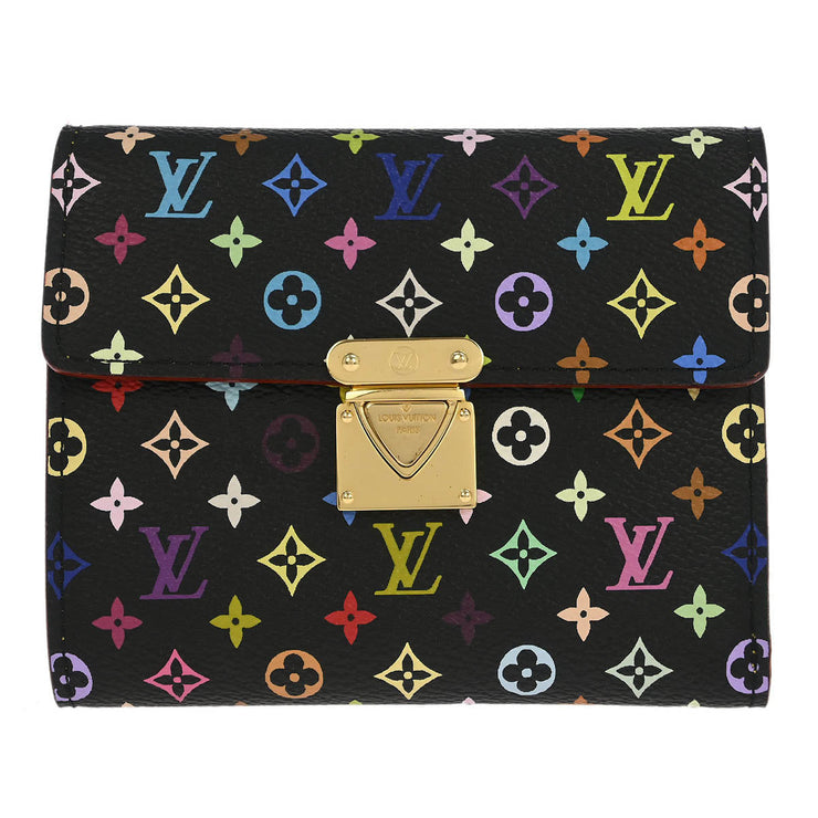Louis Vuitton Black Multicolor Portefeuille Koala Wallet M58015 TH0075 186879