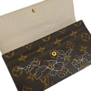 Louis Vuitton Monogram Dentelle Portefeuille Sarah Wallet M95390 MI1007 186899