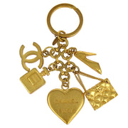 Chanel Gold Key Holder Bag Charm Icon Small Good 95A 186910