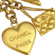 Chanel Gold Key Holder Bag Charm Icon Small Good 95A 186910