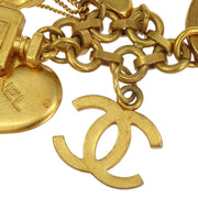 Chanel Gold Key Holder Bag Charm Icon Small Good 95A 186910