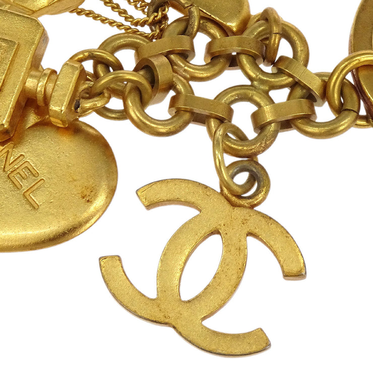 Chanel Gold Key Holder Bag Charm Icon Small Good 95A 186910