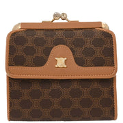 Celine Brown PVC Macadam Wallet M08 186927