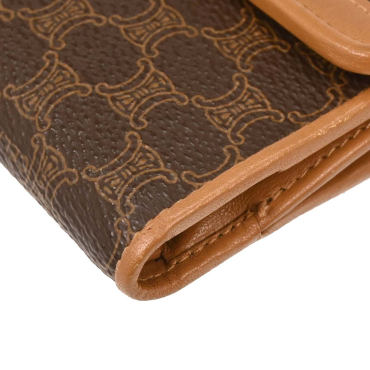 Celine Brown PVC Macadam Wallet M08 186927