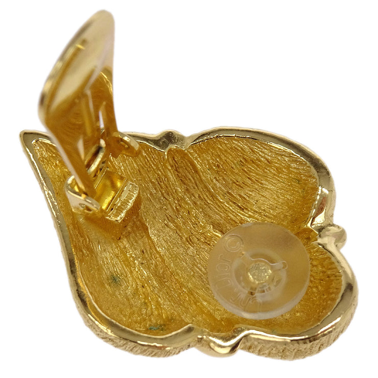 Christian Dior Earrings Clip-On Gold 186934