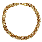 Christian Dior Necklace Chain Gold 186938