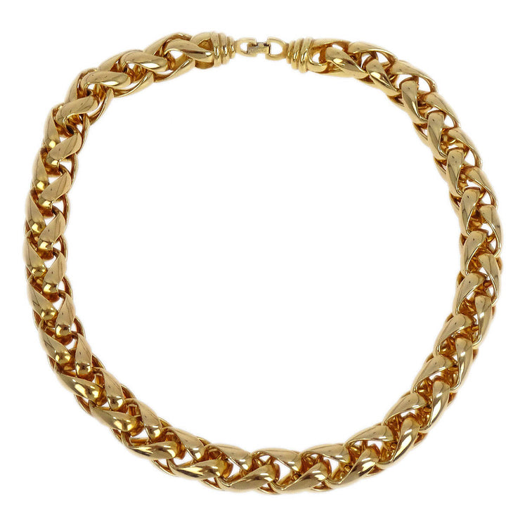 Christian Dior Necklace Chain Gold 186938