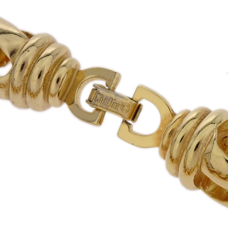 Christian Dior Necklace Chain Gold 186938