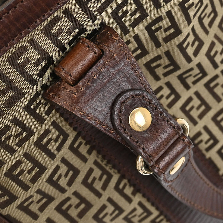 Fendi Brown Canvas Zucchino Tote Handbag 2305/8BH162/TN9/068 186954