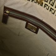 Fendi Brown Canvas Zucchino Tote Handbag 2305/8BH162/TN9/068 186954