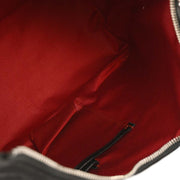 Bvlgari Black Canvas Logomania Hobo Handbag APEBER 186969