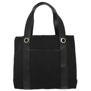 Bvlgari Black Canvas Logomania Tote Handbag MAEREA 186971