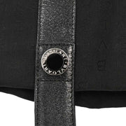 Bvlgari Black Canvas Logomania Tote Handbag MAEREA 186971