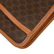Celine Brown Macadam Clutch Bag DM99/2 186972