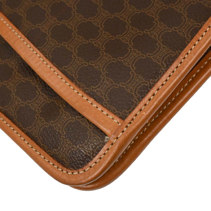 Celine Brown Macadam Clutch Bag DM99/2 186972